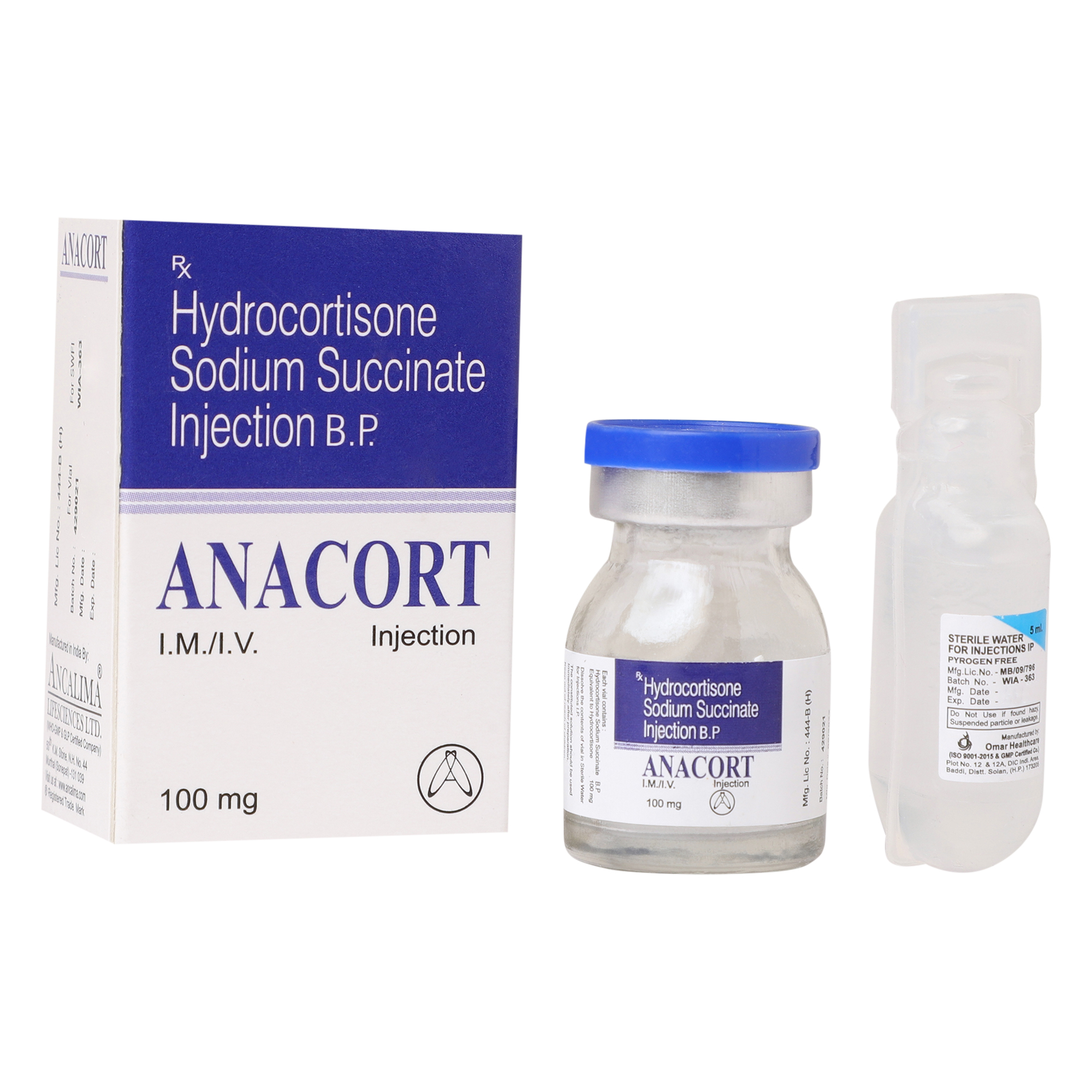 Image of Hydrocortisone Sodium Succinate Injection 100mg