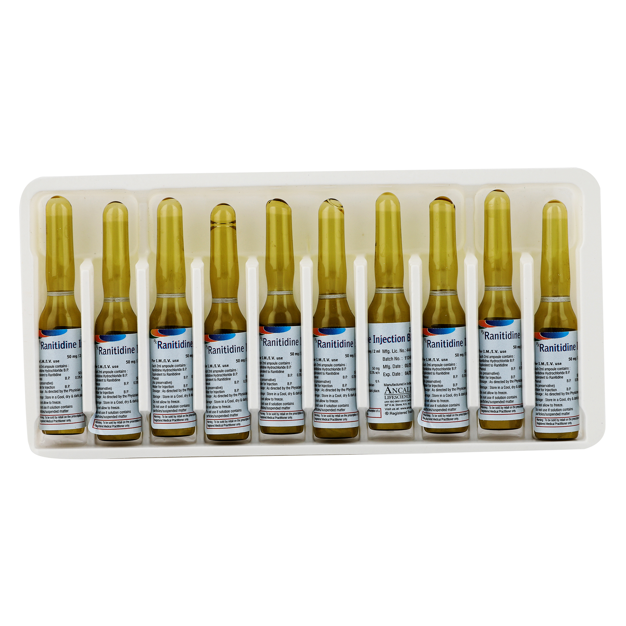 Thumbnail for Ranitidine Injection 50mg/2ml