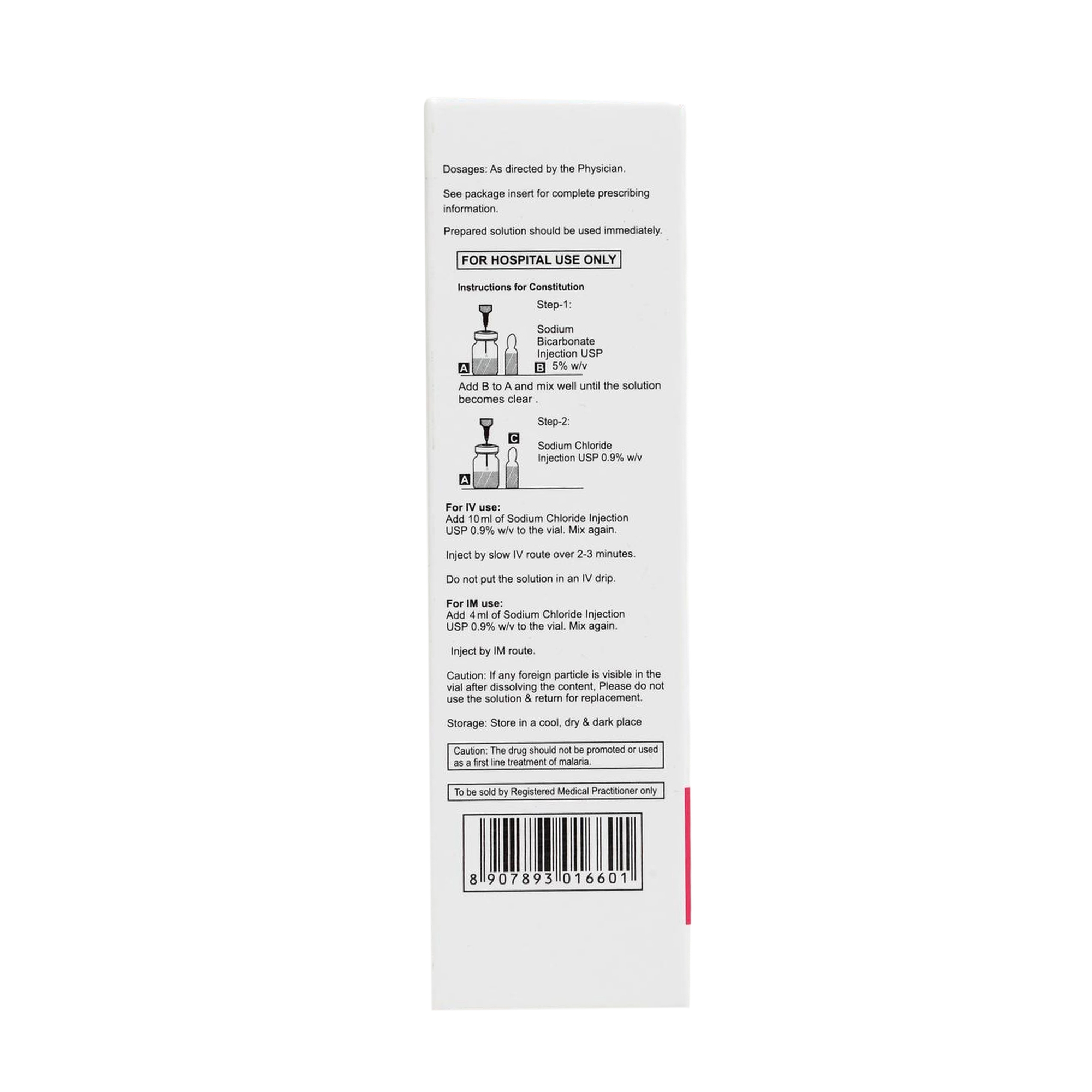 Thumbnail for Combipack of Artesunate for Injection 120mg