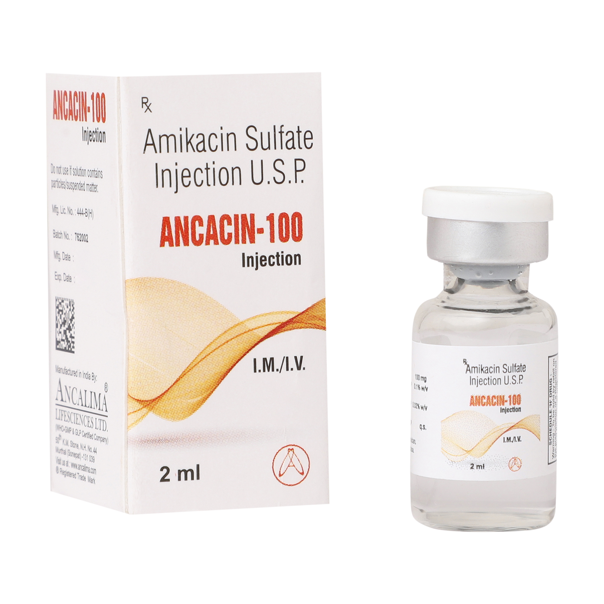 Thumbnail for Amikacin Injection 100mg/2ml