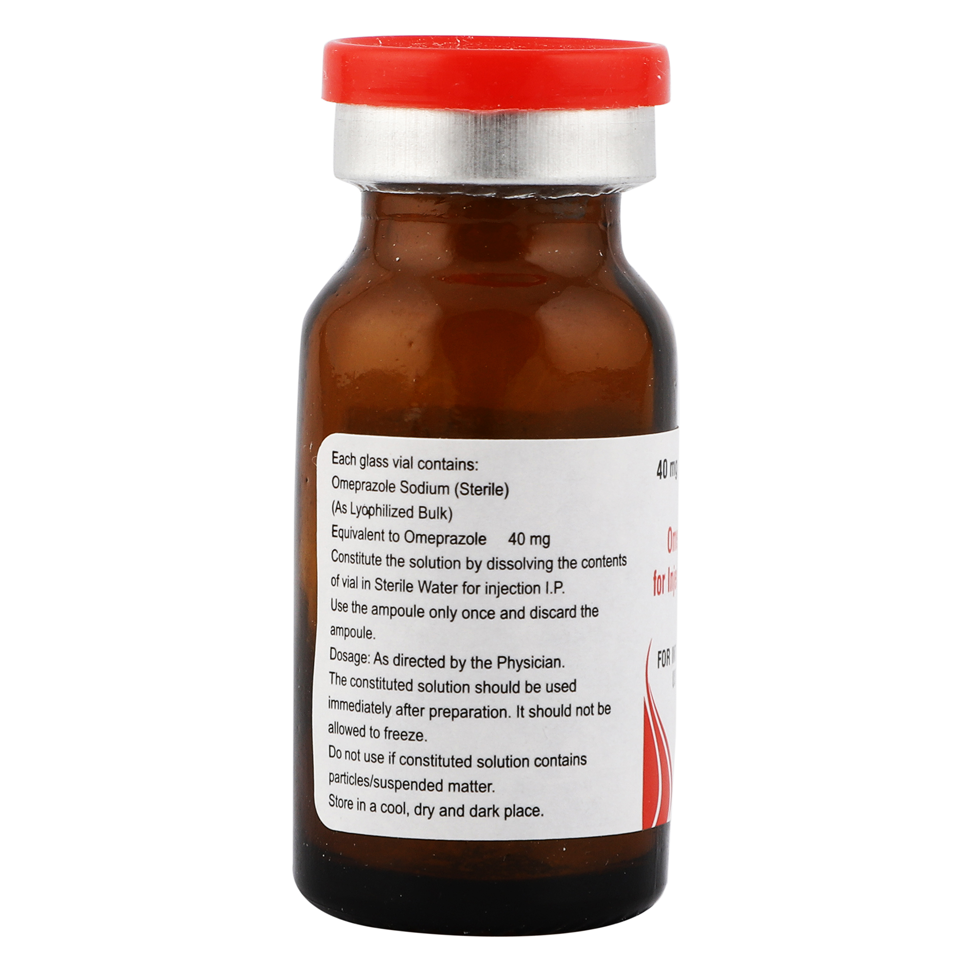 Combipack of Omeprazole Sodium for Injection 40mg - Gallery Image
