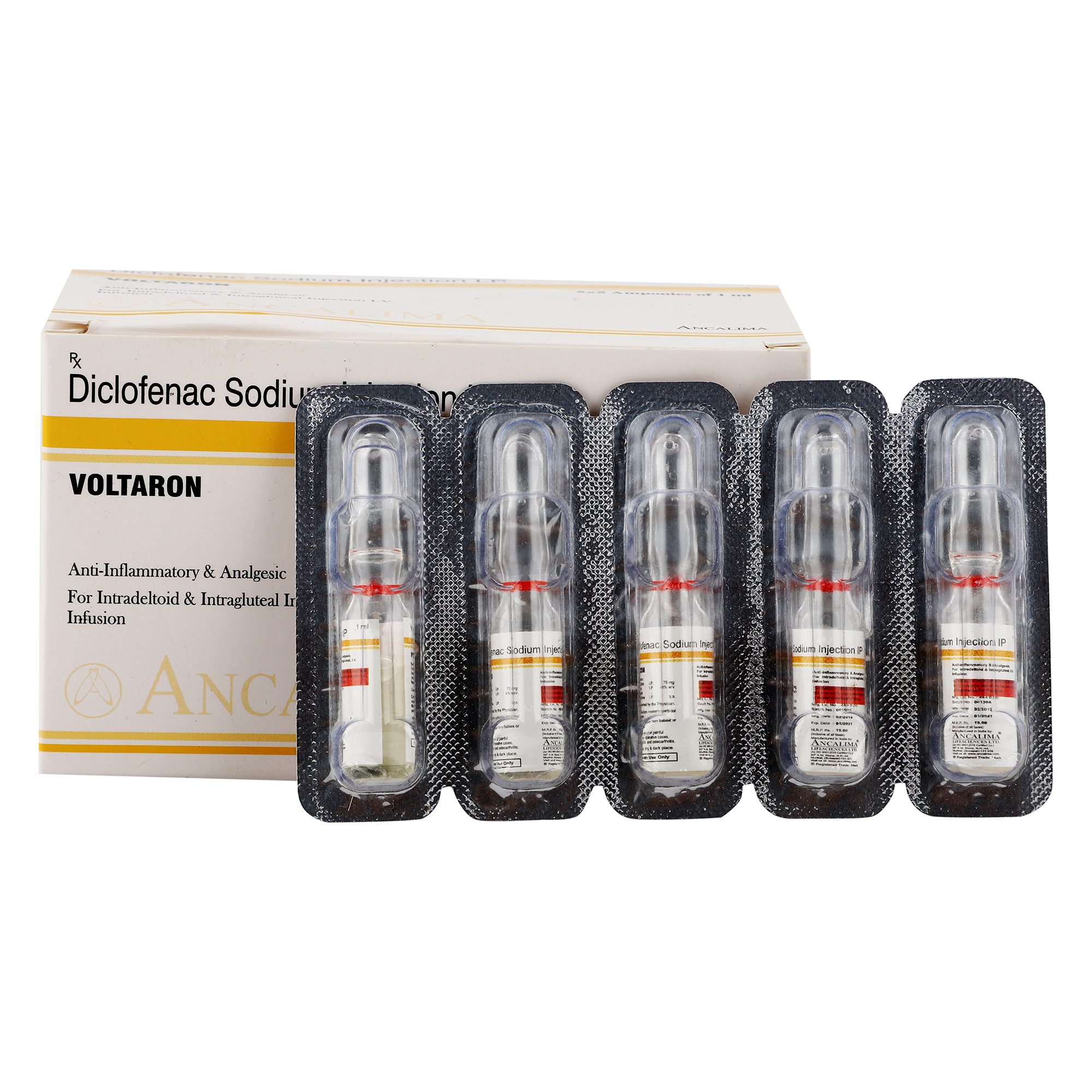 Thumbnail for Diclofenac Sodium Injection 75mg/1ml