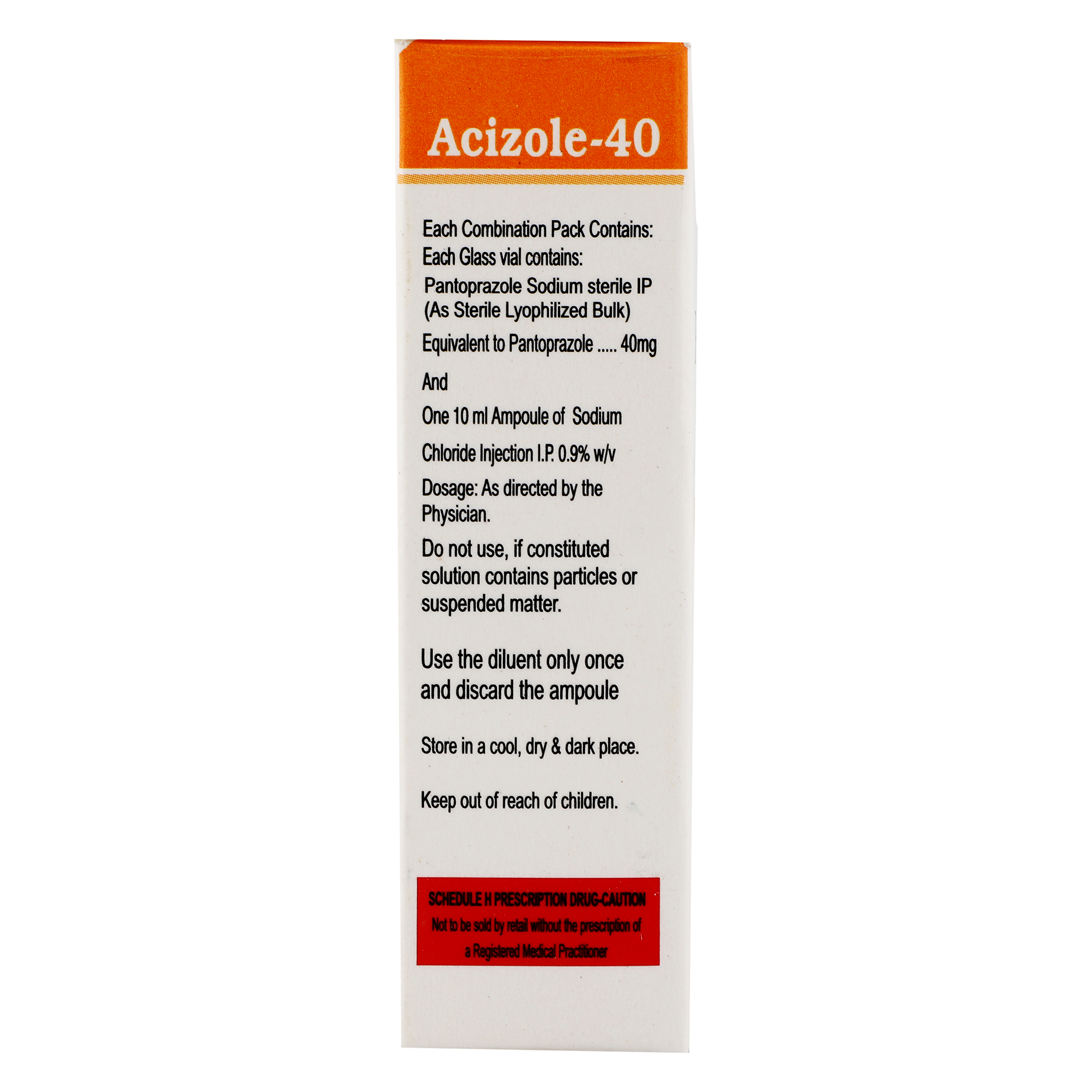 Thumbnail for Combipack of Pantoprazole for Injection 40mg