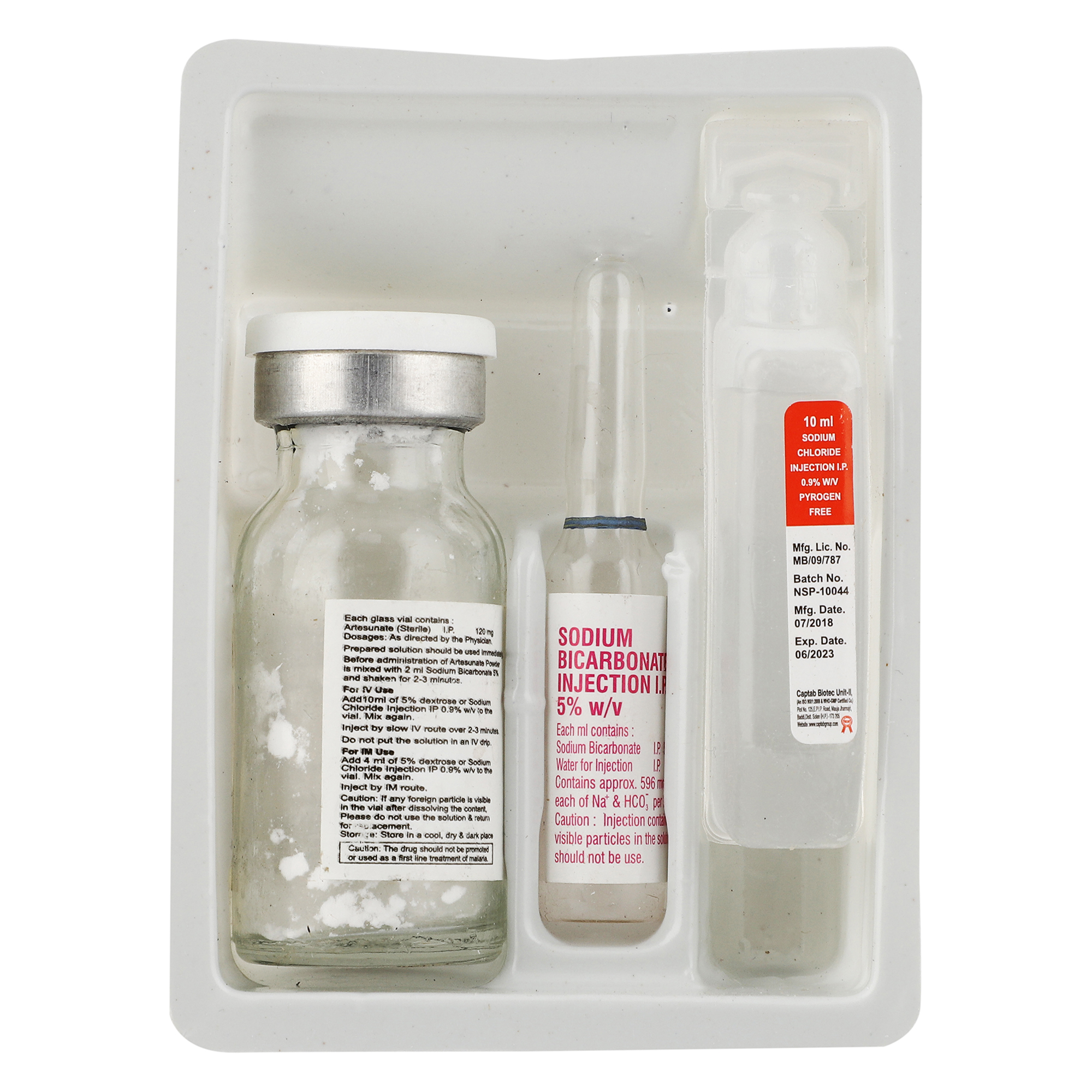 Combipack of Artesunate for Injection 120mg - Gallery Image