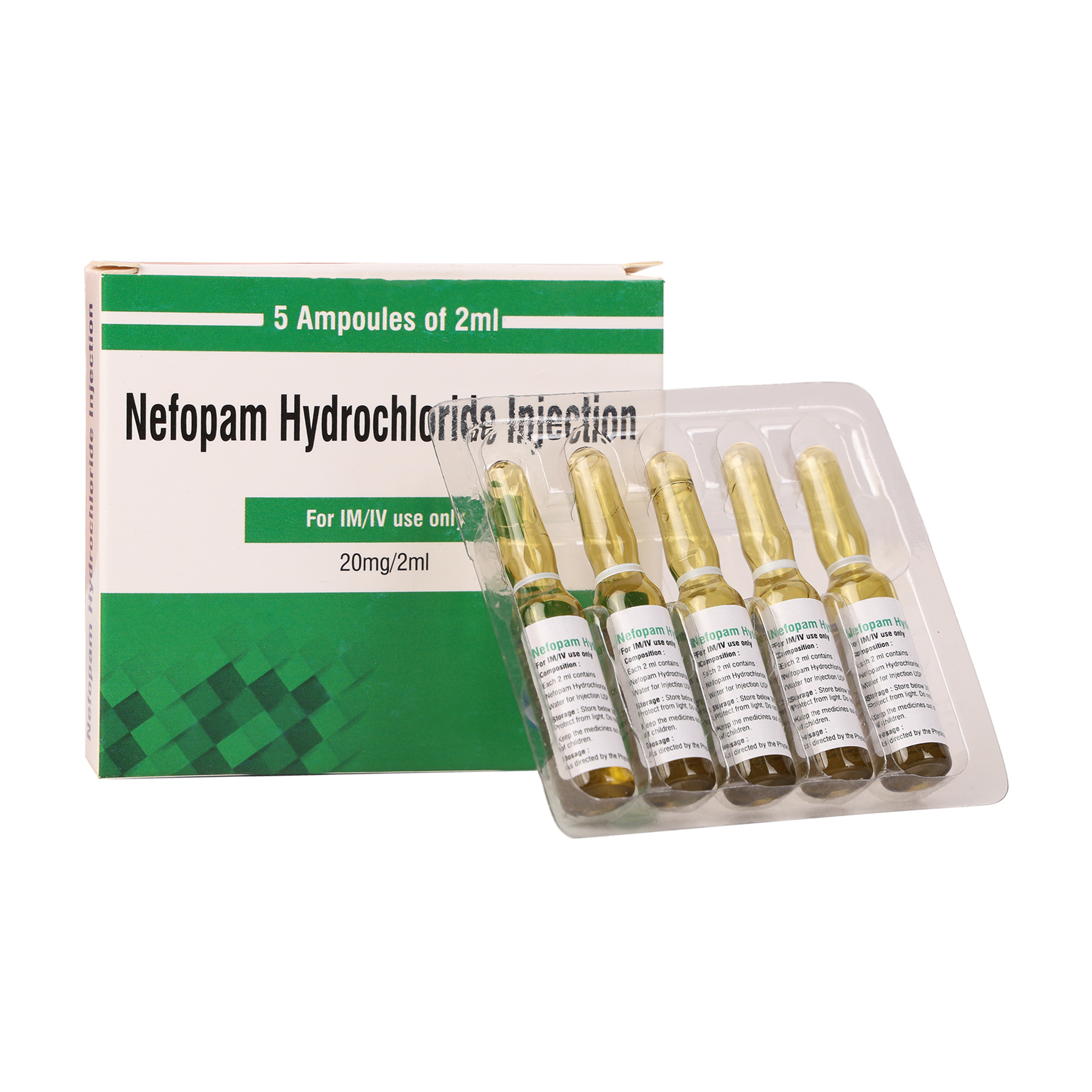 Image of Nefopam Hydrochloride Injection 20mg/2ml